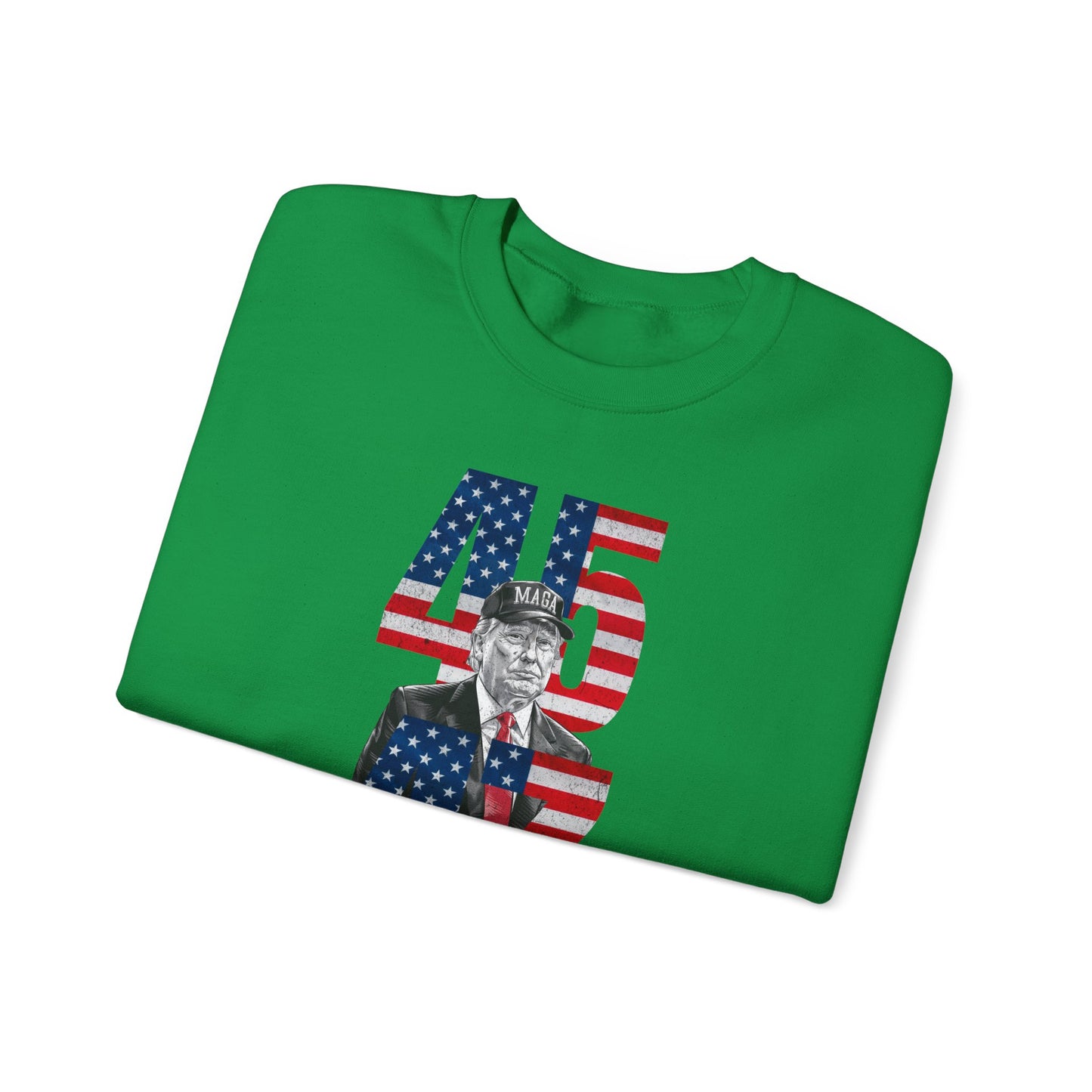 Guess Who's Back, 45 & 47 Trump Sweatshirt