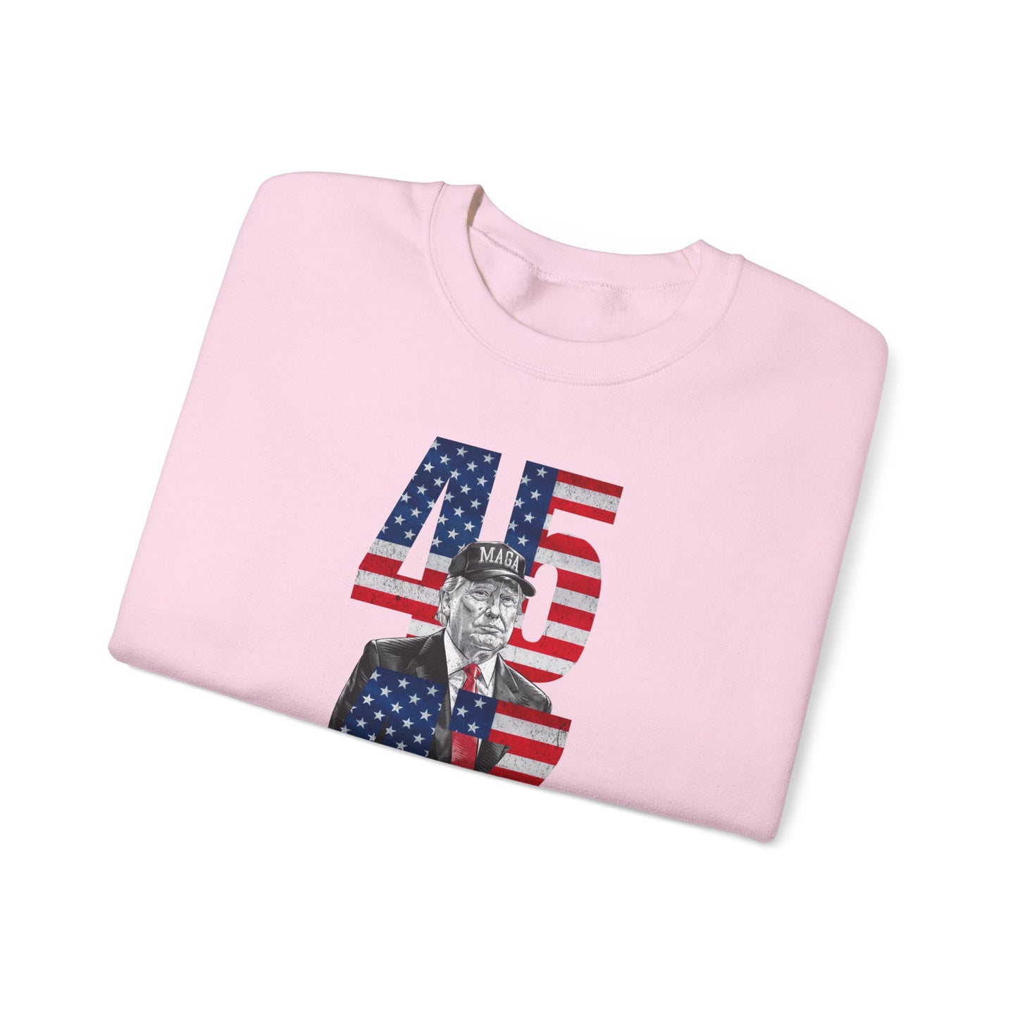 Guess Who's Back, 45 & 47 Trump Sweatshirt
