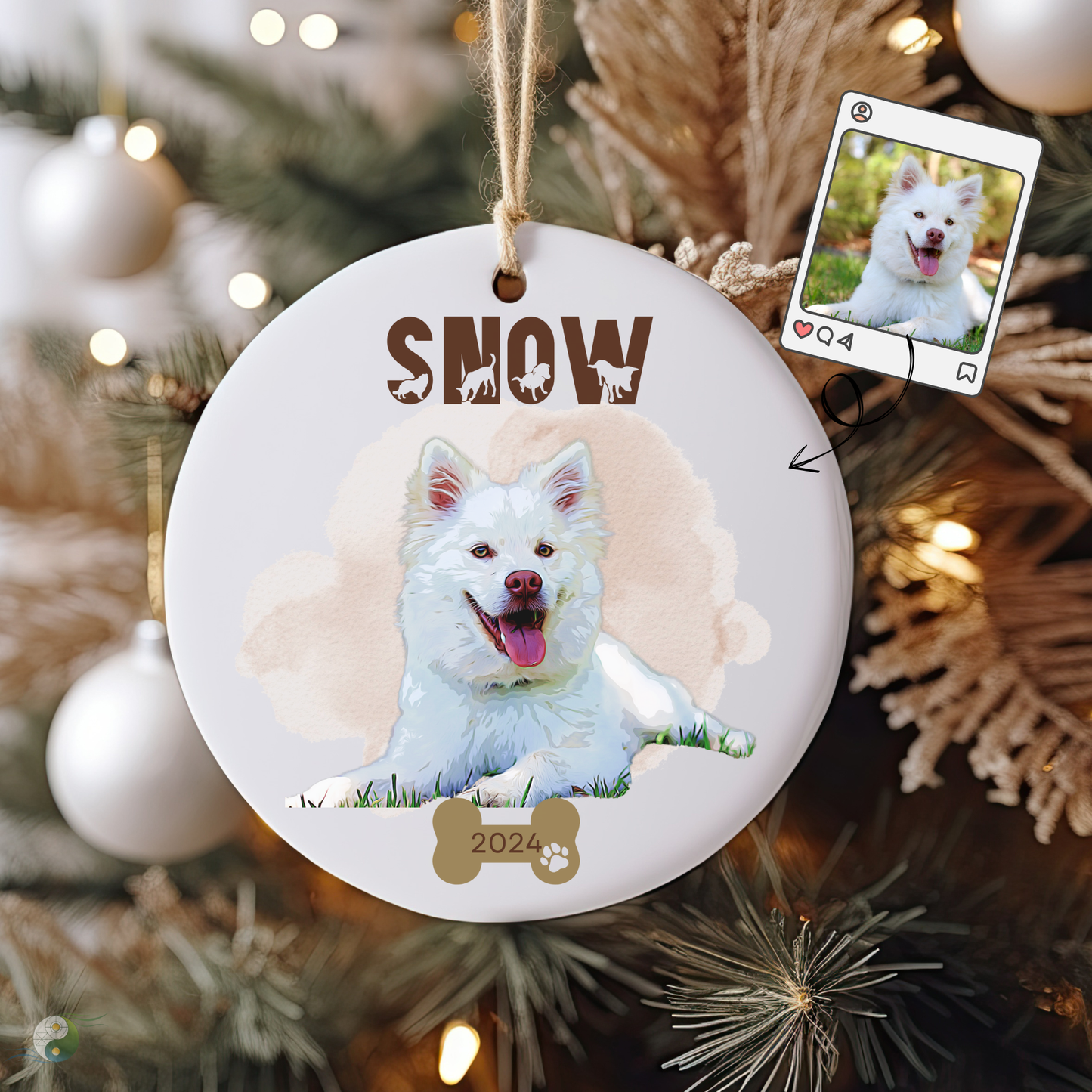 Dog Christmas Ornament