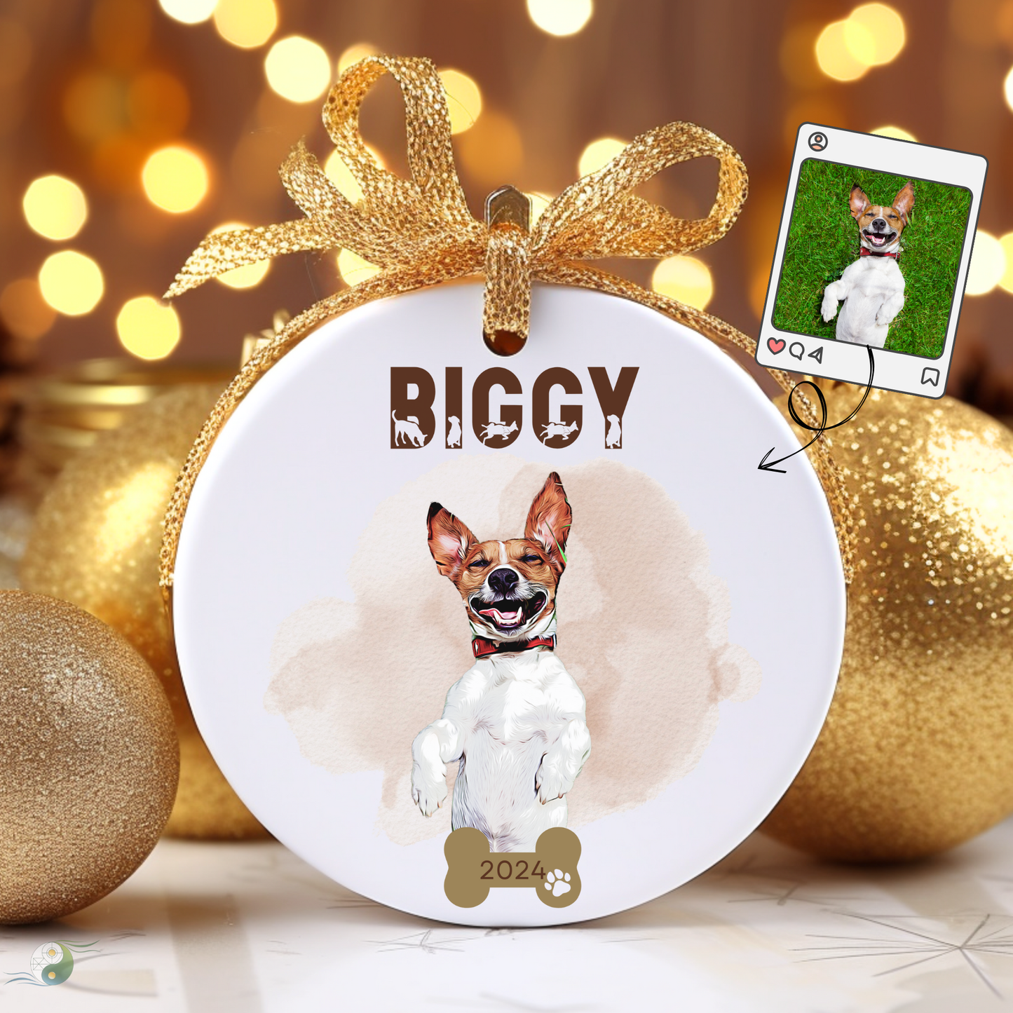 Dog Christmas Ornament