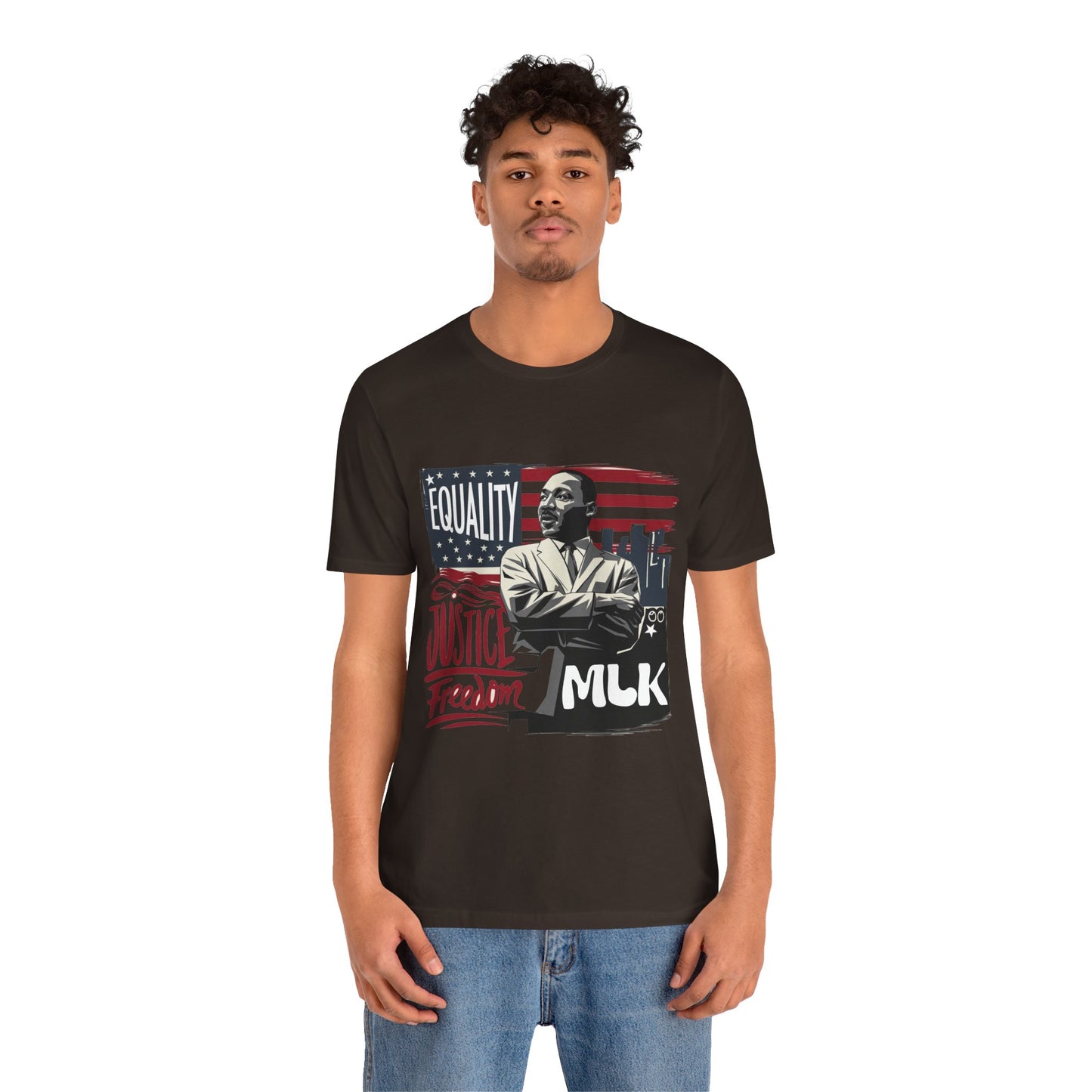 Martin Luther King Jr. - "Equality, Justice, Freedom" T-Shirt