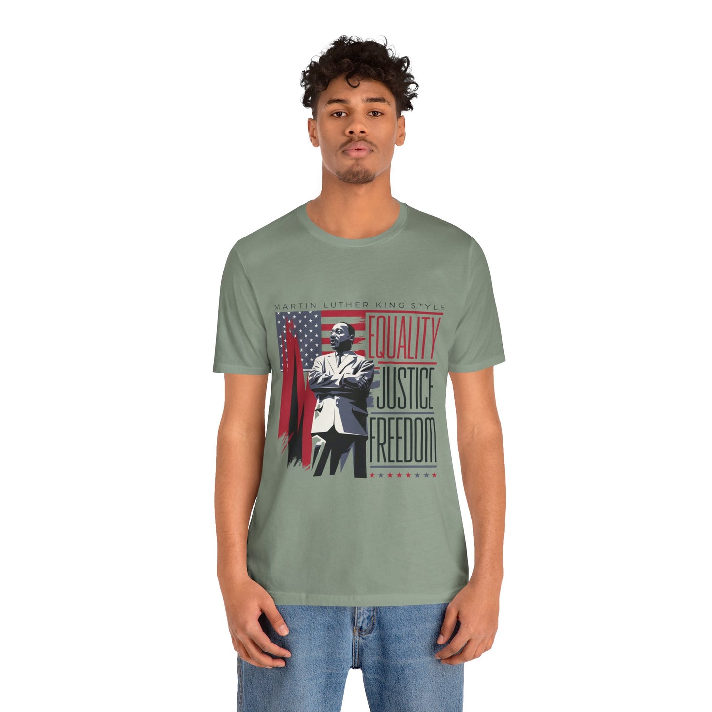 Martin Luther King Jr. - Equality, Justice, Freedom T-Shirt v2