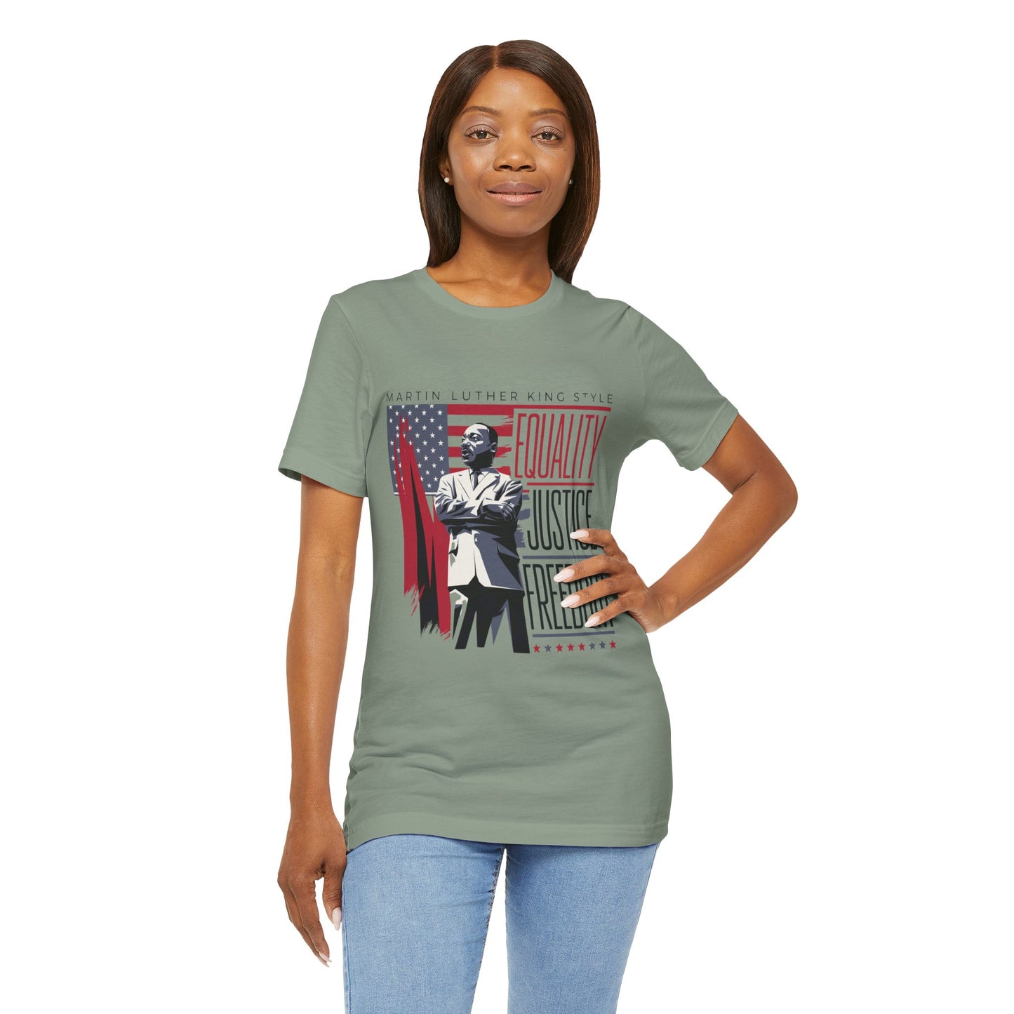 Martin Luther King Jr. - Equality, Justice, Freedom T-Shirt v2