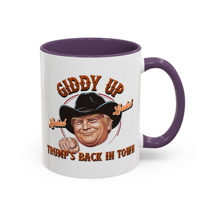 Giddy Up! Trump’s Back in Town Mug