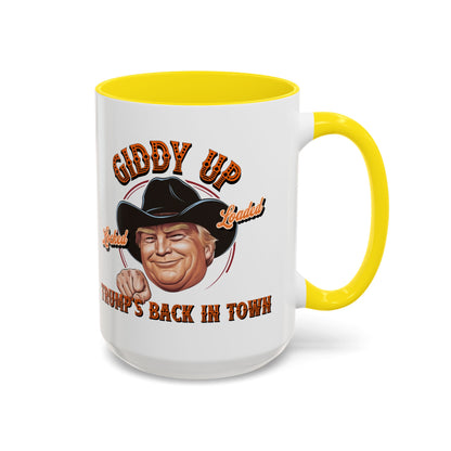 Giddy Up! Trump’s Back in Town Mug