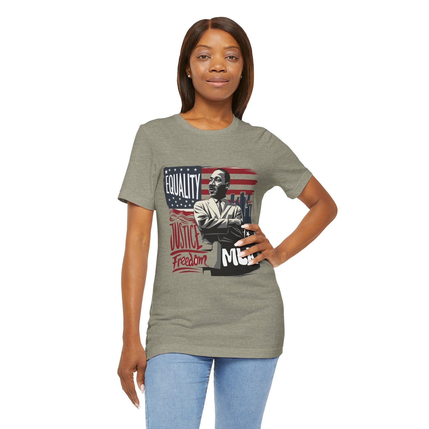 Martin Luther King Jr. - "Equality, Justice, Freedom" T-Shirt