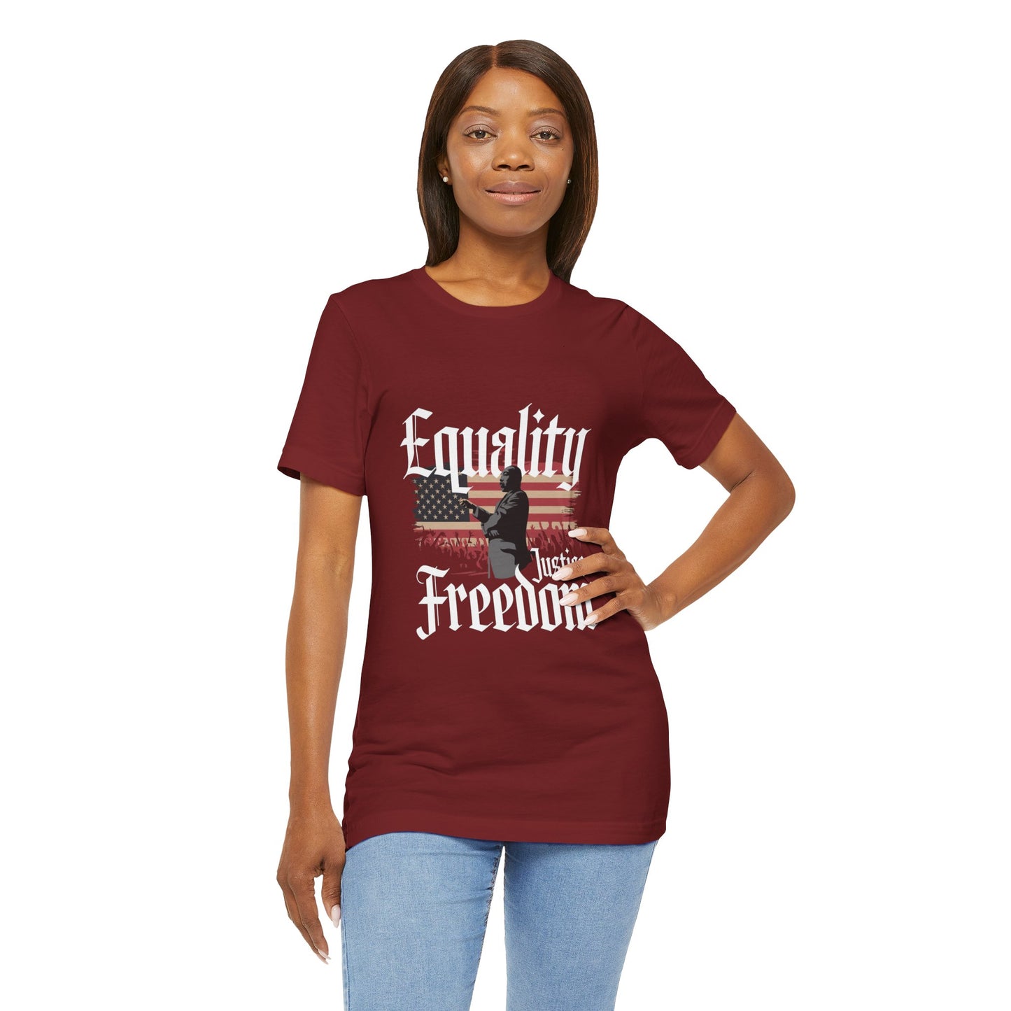 Martin Luther King Jr. - Equality, Justice, Freedom T-Shirt