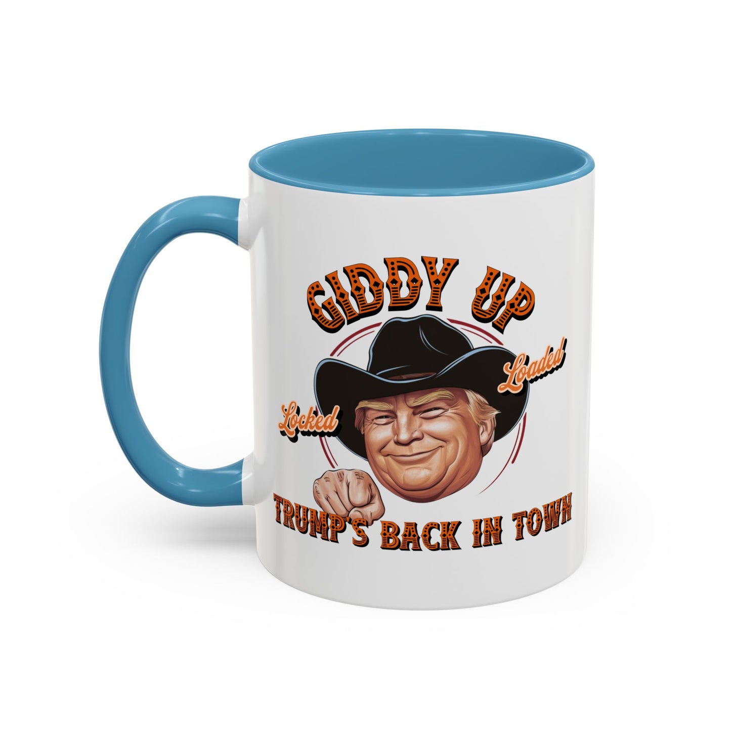 Giddy Up! Trump’s Back in Town Mug