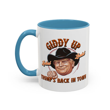 Giddy Up! Trump’s Back in Town Mug