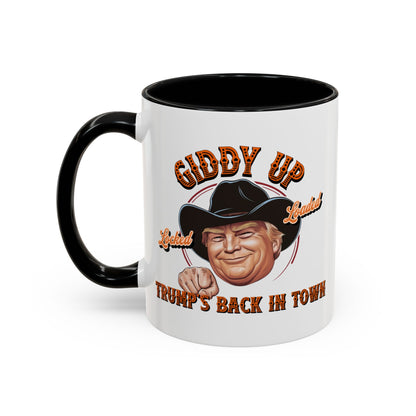 Giddy Up! Trump’s Back in Town Mug