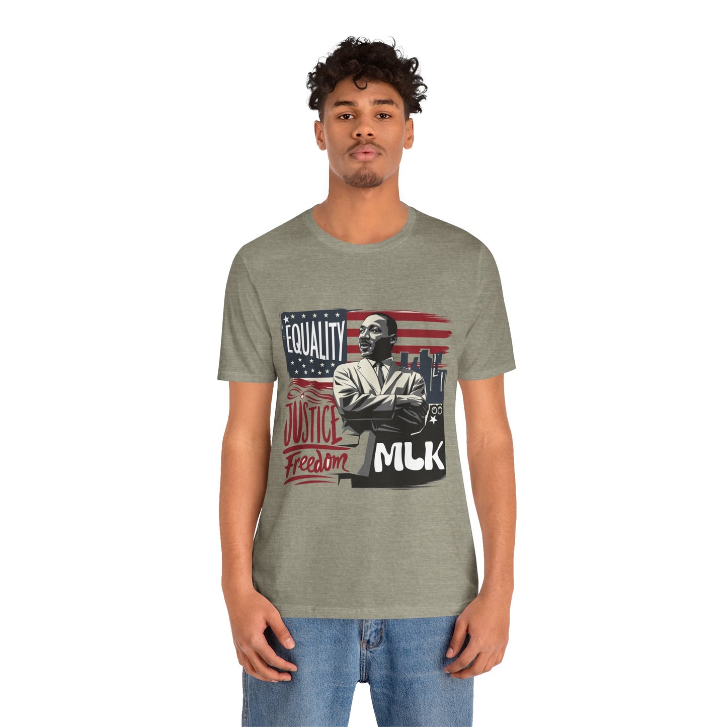 Martin Luther King Jr. - "Equality, Justice, Freedom" T-Shirt