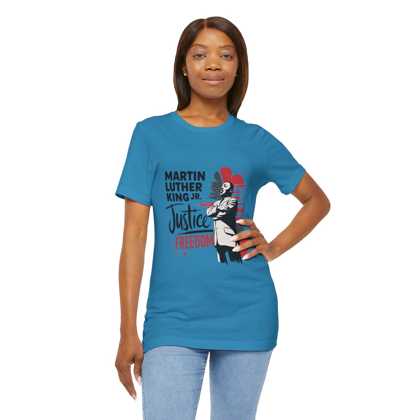 Martin Luther King Jr. - Equality, Justice, Freedom T-Shirt v3