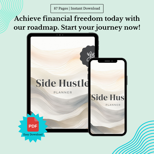 Side Hustle Planner – Your Ultimate Companion for Business Success