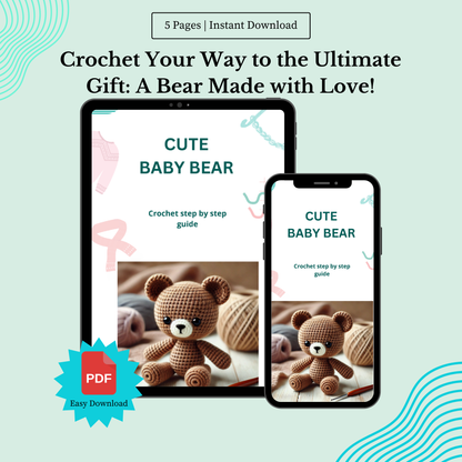 ✨ Crochet Your Way to the Ultimate Gift: A Bear Made with Love! ✨