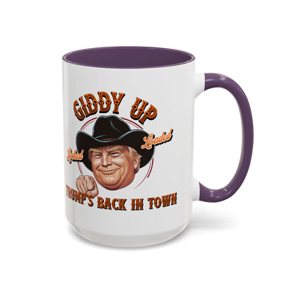 Giddy Up! Trump’s Back in Town Mug