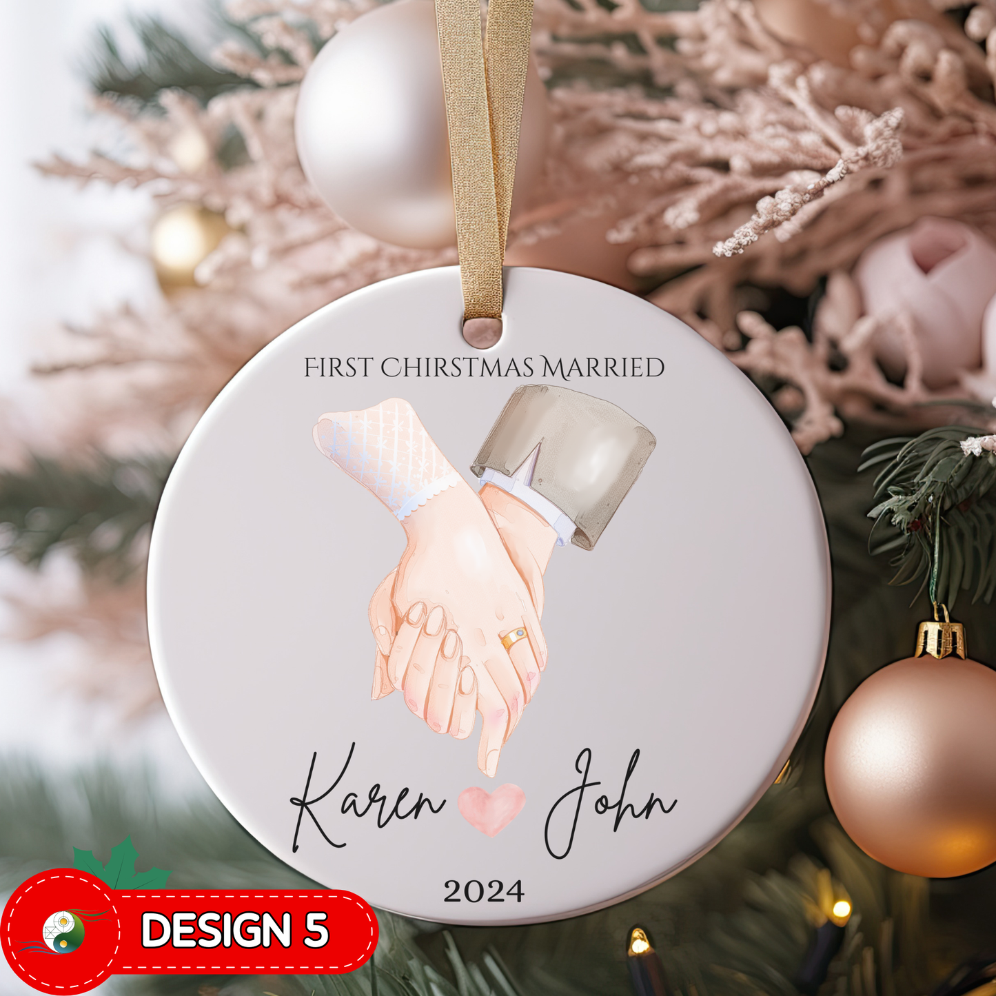 First Christmas Married Ornament