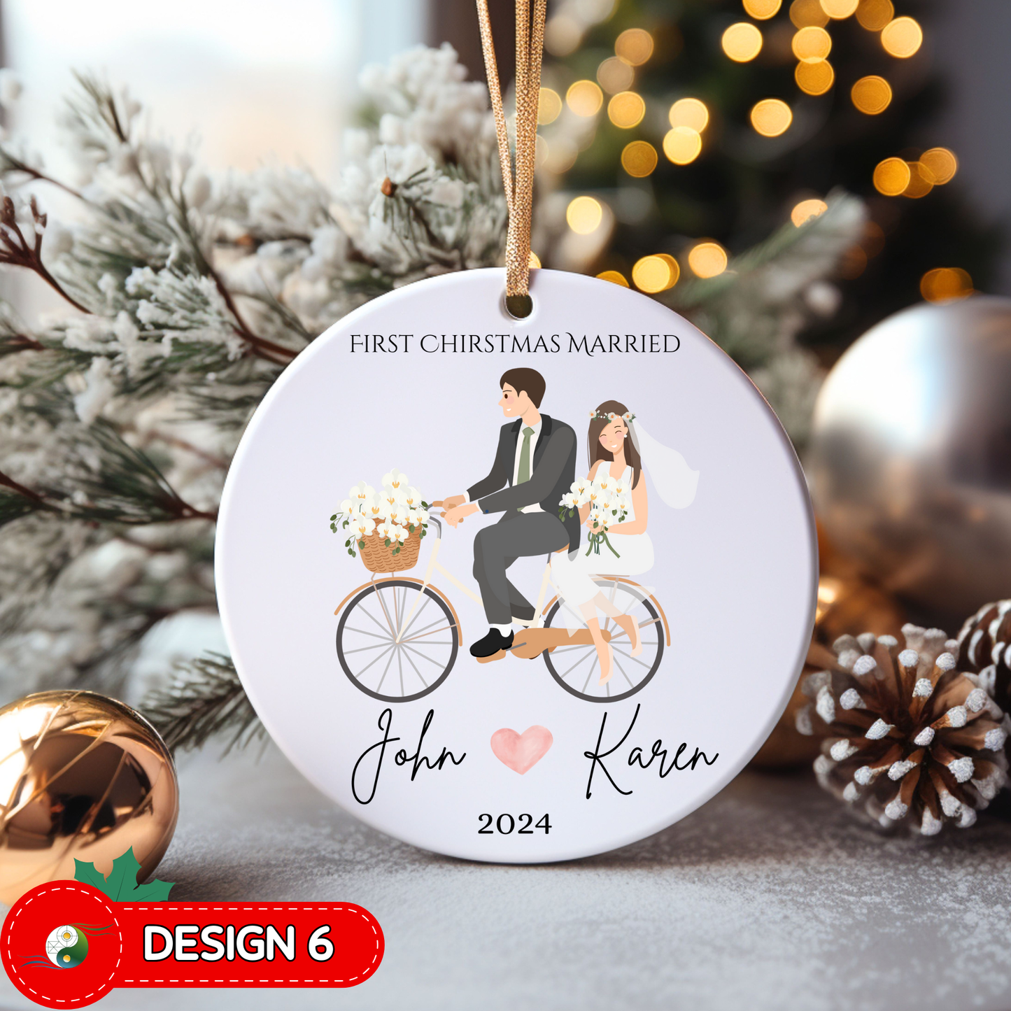 First Christmas Married Ornament