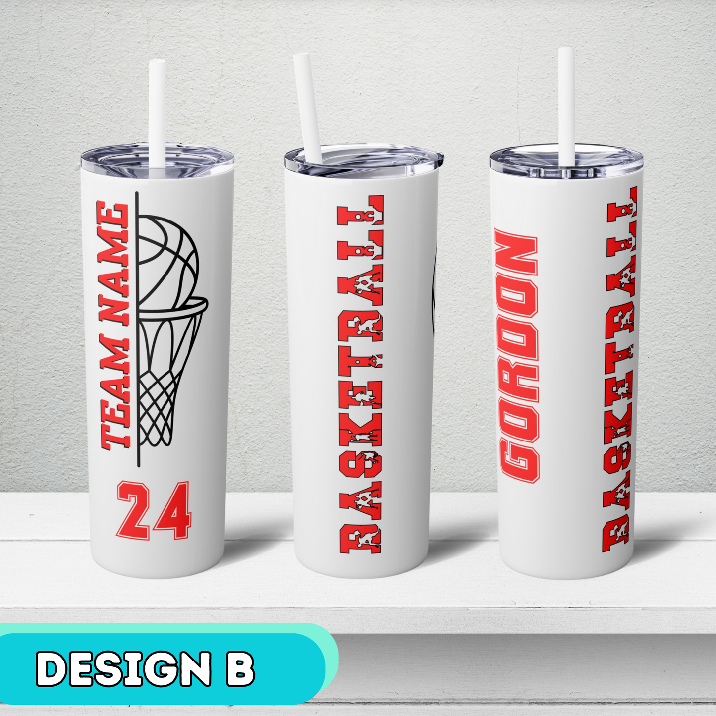 Personalized Basketball Tumbler