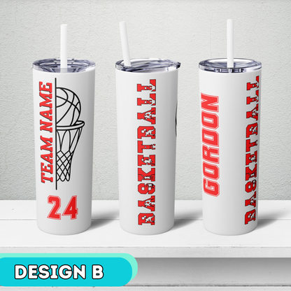 Personalized Basketball Tumbler