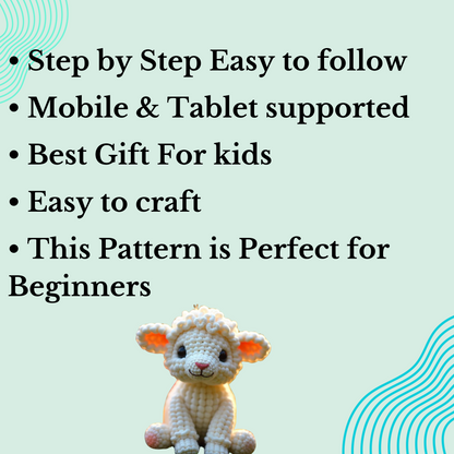 ✨ A Little Wool, A Lot of Love: Crochet Your Own Cute Baby Sheep! ✨