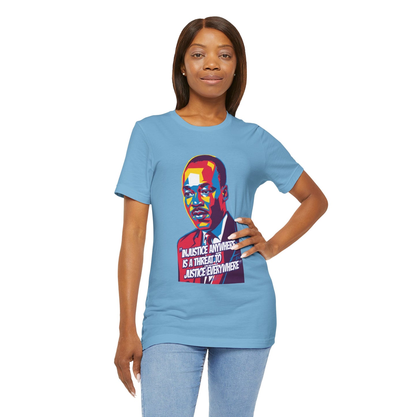 Martin Luther King Jr. - "Injustice Anywhere Is A Threat To Justice Everywhere" T-Shirt