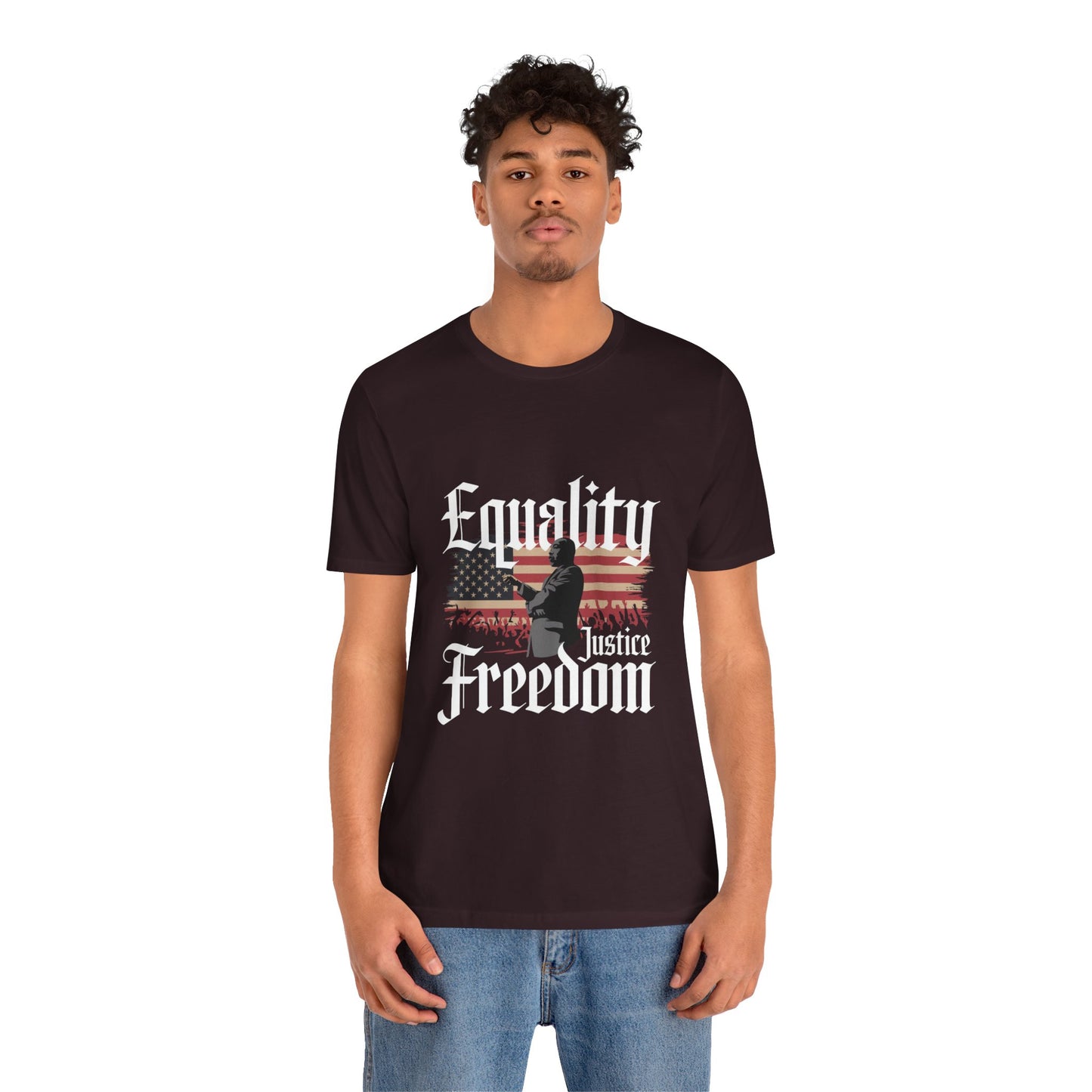 Martin Luther King Jr. - Equality, Justice, Freedom T-Shirt