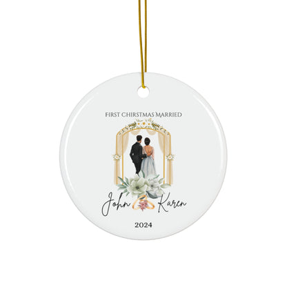 First Christmas Married Ornament