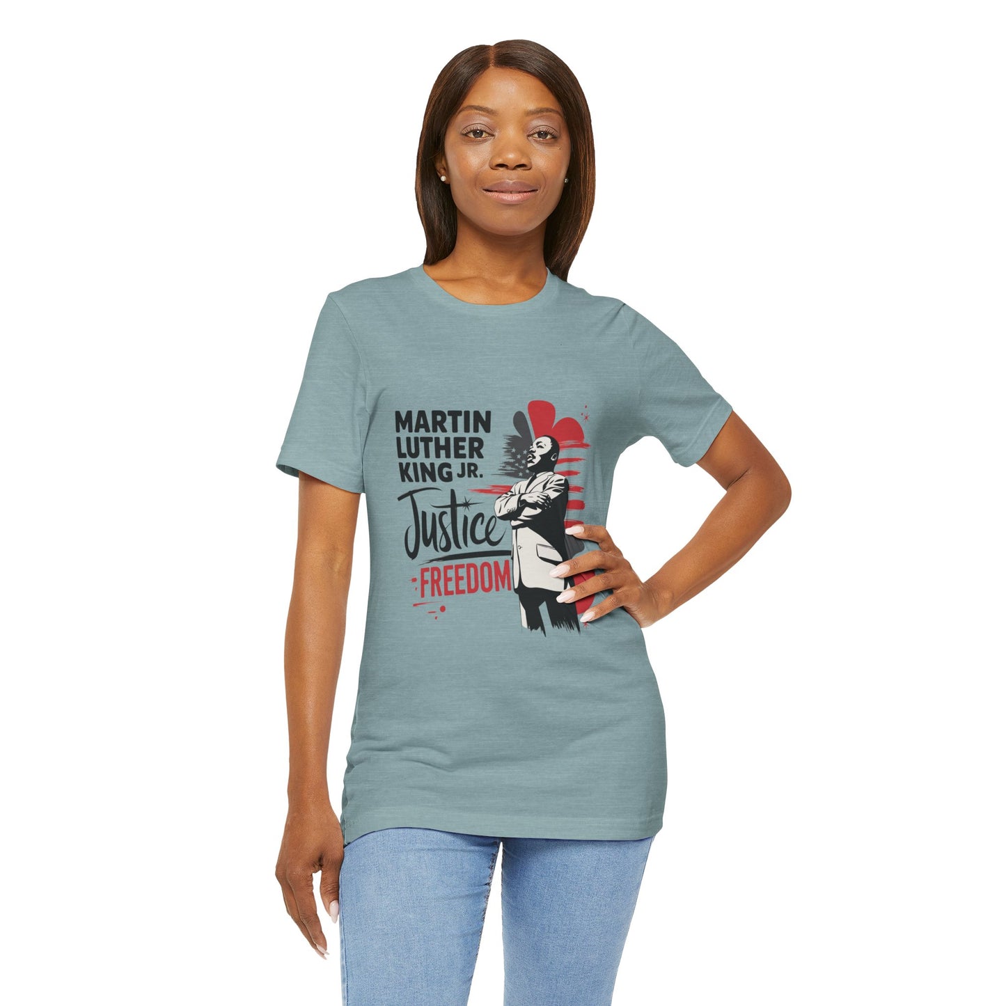 Martin Luther King Jr. - Equality, Justice, Freedom T-Shirt v3